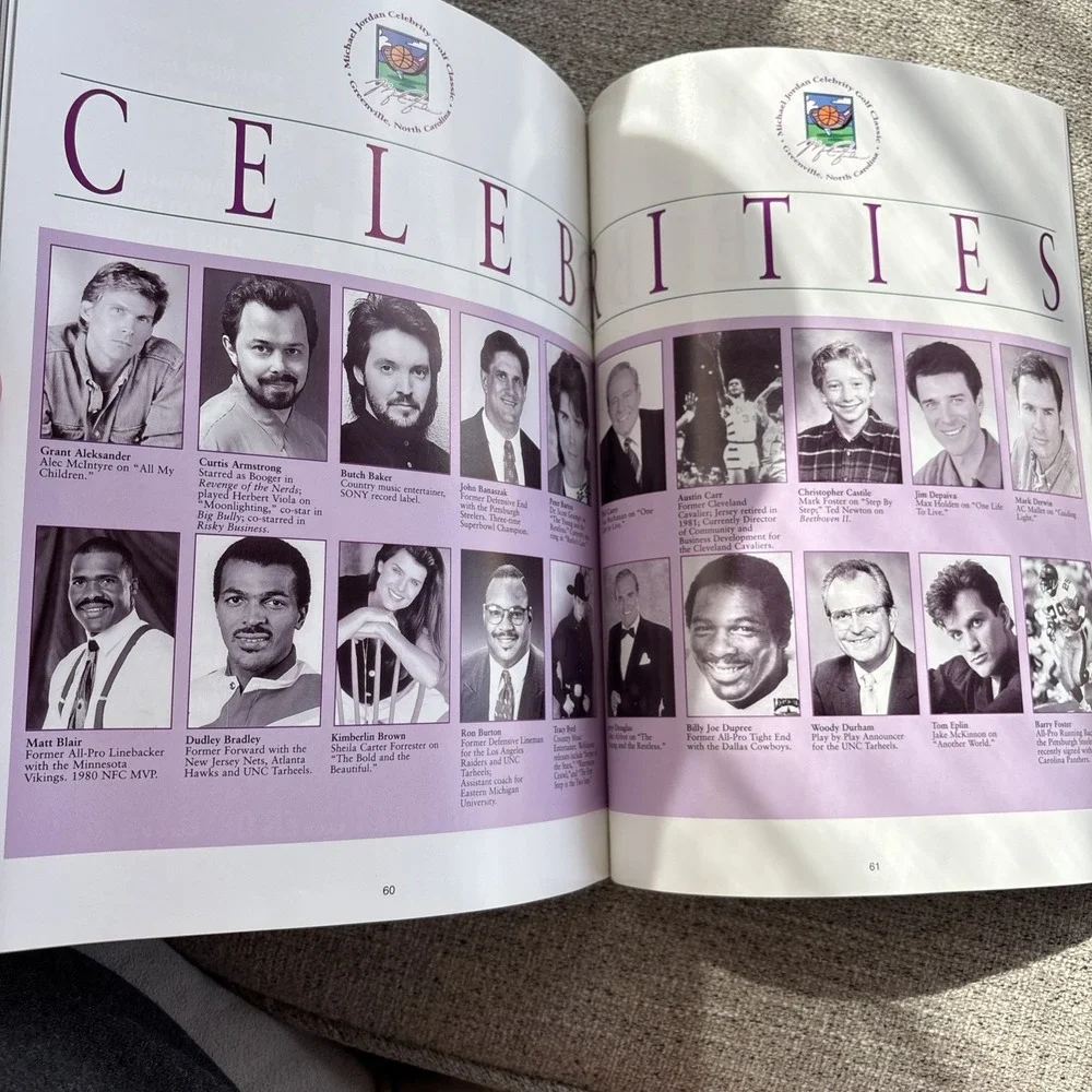 Michael Jordan 1995 Celebrity Golf Invitational Program North Carolina‎